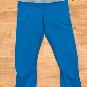 Blue Lululemon Capris